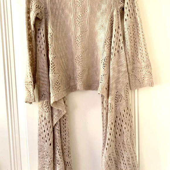 Bell Dini Stone Viscose long Cardi Sweater Shawl Small - Picture 5 of 5